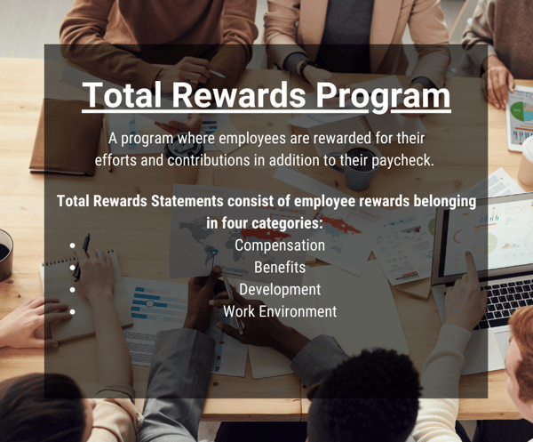 Total Rewards Programs typically convey four categories