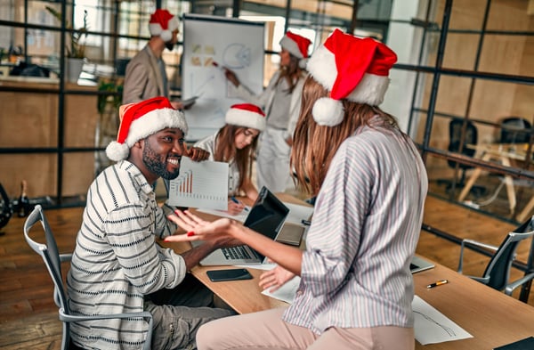 For employees that have returned to the office, festive cheer can still be implemented. 