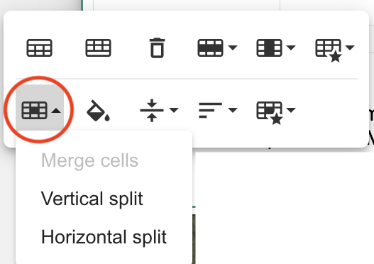 table cell style
