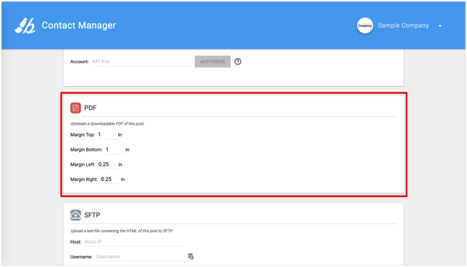 PDF margins - edit fields