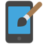 Icon represented a company branded mobile app.