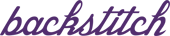 backstitch purple logo