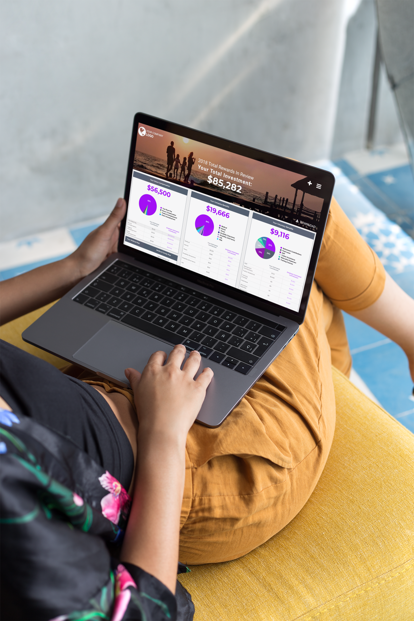 mockup-of-a-woman-using-a-macbook-on-her-lap-a21173