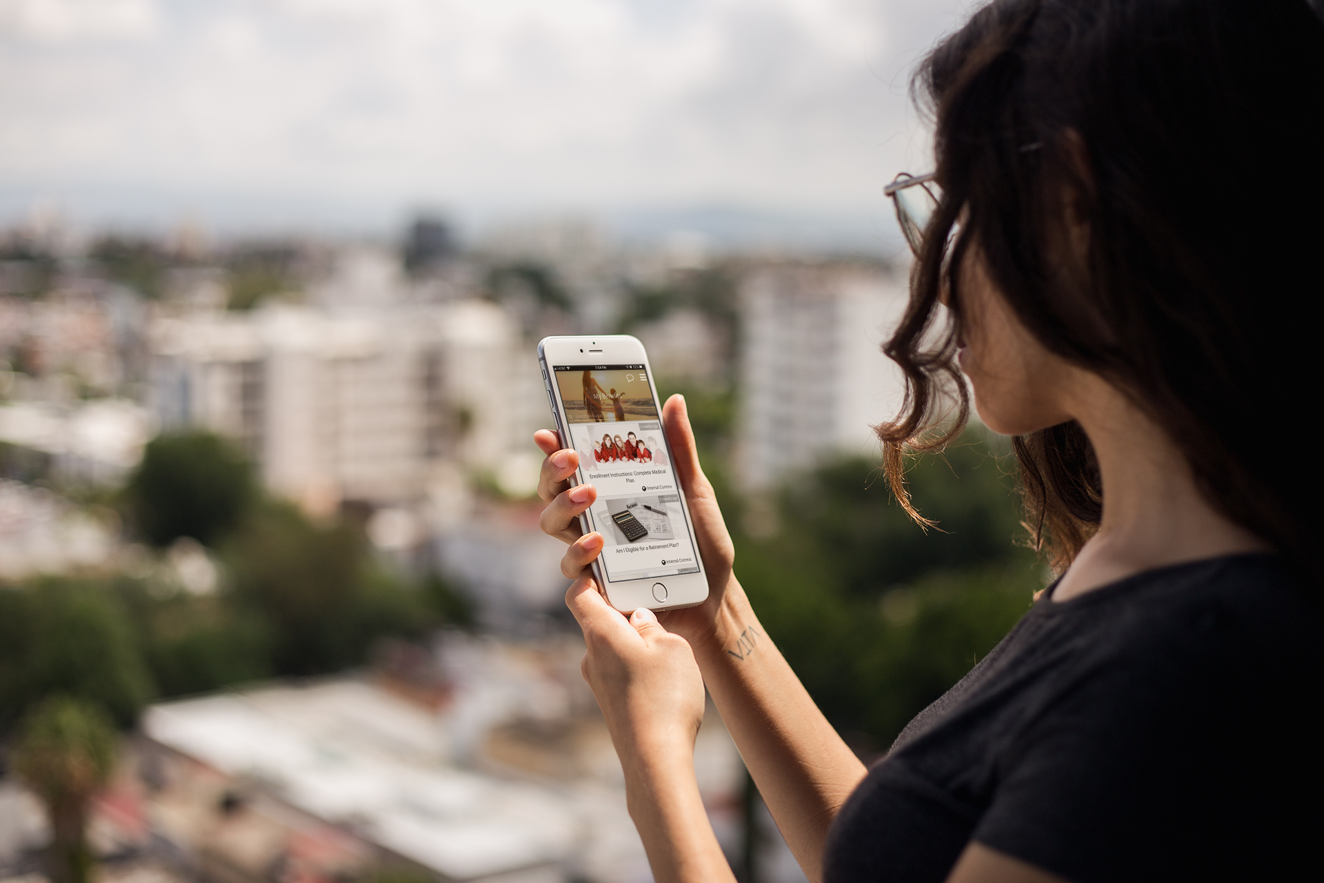 Woman with Mobile